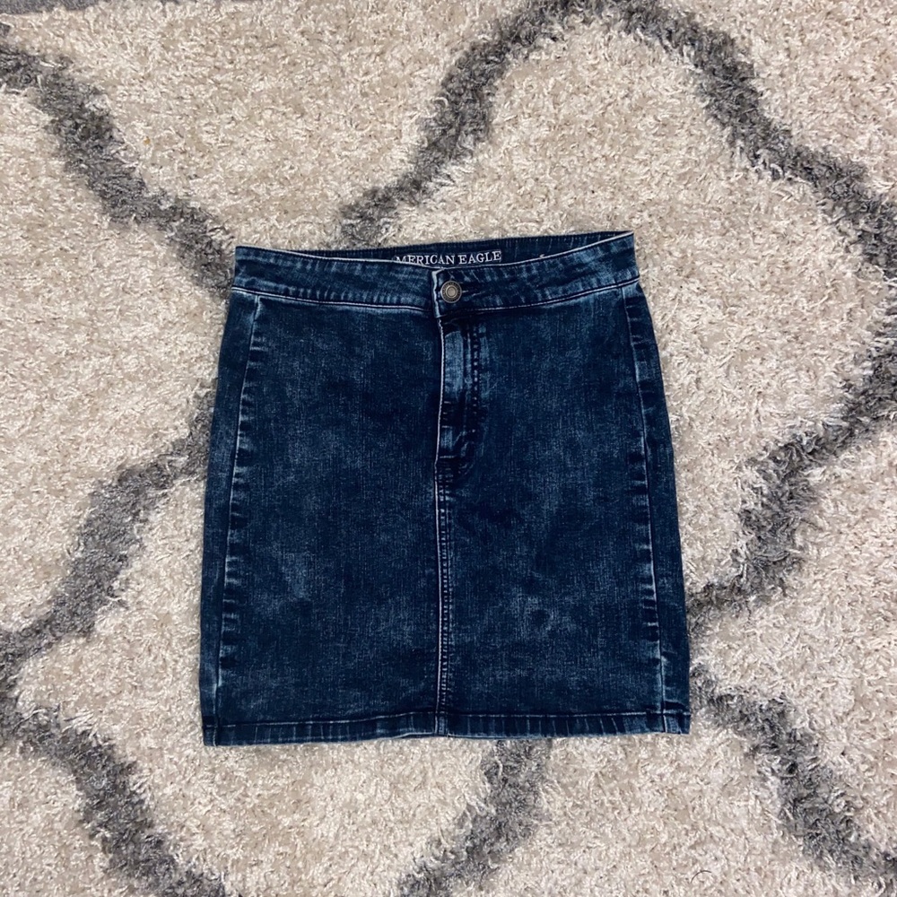 American Eagle acid wash mini skirt